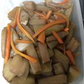 クックF9F4N1☆'s cooksnap of when they made 出汁がジュワっ♪紅ずいきの炒め煮＆下処理.