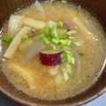わたるんママ's cooksnap of when they made ✿さつまいものお味噌汁✿.