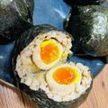 ttyl's cooksnap of when they made 半熟煮玉子♡おにぎり.