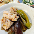 シルバニア's cooksnap of when they made 簡単！時短！茄子とピーマンと豚肉の煮浸し.