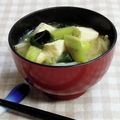 umemodoki's cooksnap of when they made 茄子ともやしの味噌汁.