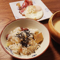 ハチワレねこ's cooksnap of when they made 栗の甘露煮と煮豆で　栗おこわ.