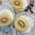 ハッピーまるしぇ's cooksnap of when they made キウイフルーツとヨーグルト.