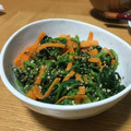 さのってぃ's cooksnap of when they made ほうれん草と人参のさっぱりごま和え.