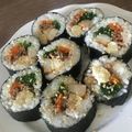 Yokchina's cooksnap of when they made 時短！簡単！韓国風海苔巻き・キンパ！.