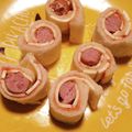 ☆megrim☆'s cooksnap of when they made ウインナーとチーズのくるくるサンドイッチ.