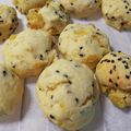 クックMAIKRK☆'s cooksnap of when they made ホケミで簡単☆お豆腐のさつま芋スコーン。.