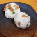 ｅｋ４'s cooksnap of when they made 福神漬けジャコごまおにぎり♪.