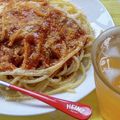 花時計咲いた's cooksnap of when they made レトルトアレンジ！本格ミートソースパスタ.