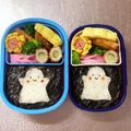 Chaaa_room's cooksnap of when they made くり抜きおばけちゃん★ハロウィンキャラ弁.