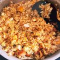 ゆかりりりー's cooksnap of when they made 辛ラーメン炒飯(신라면볶음밥).