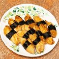 なつき☆ミ's cooksnap of when they made お弁当◎柔らか鶏胸肉の海苔巻き焼き★.