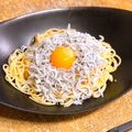 おもちまるとシャルル's cooksnap of when they made しらすと卵黄のペペロンチーノ.