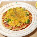うまうま・らぶ's cooksnap of when they made ［糖質制限］フライパンでオートミールピザ.
