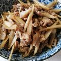 こちゃ。's cooksnap of when they made 豚肉とごぼうの炒め煮.