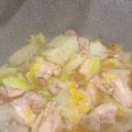 mahobooon's cooksnap of when they made 【塩麹】鶏ももと白菜の塩麹煮.