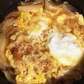クックMPSQ4U☆'s cooksnap of when they made 市販のカツを使って♪チキンカツ丼.
