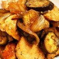 クッKINGパパ's cooksnap of when they made ナスと玉ねぎで！鶏の生姜焼き風.