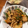 月✳Iris's cooksnap of when they made 柿と大きなシシトウのオイスターソース炒め.