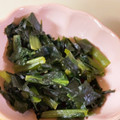 麻羽香's cooksnap of when they made こむらがえり対策！わかめと小松菜の炒め物.