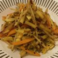 ICHITOMO☆'s cooksnap of when they made さつまいも入りきんぴら.