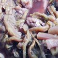 渋mie's cooksnap of when they made お出しが美味しい揚げとズイキの煮物.