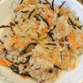 toumi's cooksnap of when they made 簡単すぎるひじきの炊き込みごはん.