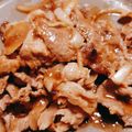 MINARIN5's cooksnap of when they made ＊簡単！豚こま肉のしょうが焼き＊.