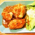 じゅんぽん's cooksnap of when they made 柿の豚肉巻き.