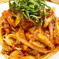 辛名類's cooksnap of when they made 簡単！イワシの醤油煮缶トマトソースパスタ.
