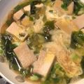 栗丸うさぎ's cooksnap of when they made 高野豆腐・ワカメの卵とじ♪.