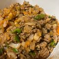 ふぁんころ's cooksnap of when they made そぼろde簡単　ロコモコ丼♪　　.