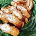 クックTMDCIB☆'s cooksnap of when they made お弁当に☆豚バラちくわ巻☆甘辛たれ.