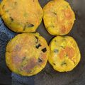 cacao78's cooksnap of when they made ホクホクもちもち★かぼちゃのおやき.
