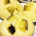 ユウケンジャー's cooksnap of when they made HMで簡単さつまいも蒸しパン.