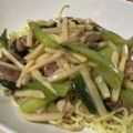 とぅかたろう's cooksnap of when they made 豚バラと小松菜のあんかけ焼きそば.