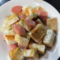 ＭＩ−ＳＡＮ's cooksnap of when they made 魚肉ソーセージとはんぺんの炒め物.