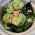 わたるんママ's cooksnap of when they made ツナときゅうりとわかめの酢の物。.
