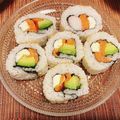 chamama115's cooksnap of when they made カリフォルニアロール（切り方のコツも）.