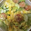 かおり♡♡♡'s cooksnap of when they made エビとキャベツのマヨ卵炒め.