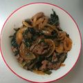 ロロナ's cooksnap of when they made 牛肉とニラと玉ねぎのオイスター炒め♪.