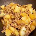 なゆほ's cooksnap of when they made にんにく香る✿牛肉大根の炒め煮.