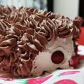 もものkitchen's cooksnap of when they made ハリネズミのクリスマスケーキ.
