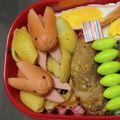 ひとみn♪'s cooksnap of when they made キャラ弁ウインナー　うさぎ・ねこ.