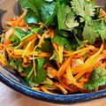 ちょこふみ's cooksnap of when they made 人参とパクチーのエスニックサラダ.