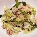 にゃにゃ7にゃ's cooksnap of when they made 豚こまとキャベツの塩昆布炒め.