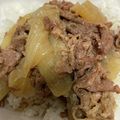 makosaka's cooksnap of when they made 圧力鍋で超簡単！お店の牛丼！.