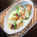 sayacarta's cooksnap of when they made 秋鮭とサツマイモのグラタン.