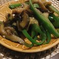 ONE★MAYU★'s cooksnap of when they made 甘じょっぱい茄子ピーマン炒め.