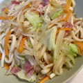 yu228's cooksnap of when they made 癒しの焼きうどん☆昆布だしが決め手♡.